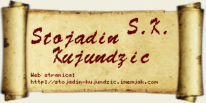 Stojadin Kujundžić vizit kartica